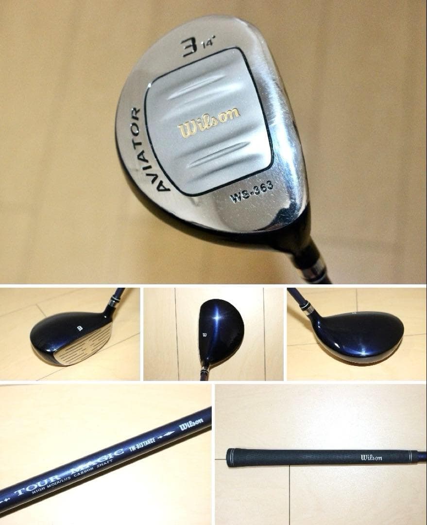 ウィルソン AVIATOR等 ゴルフクラブ フルセット❗️