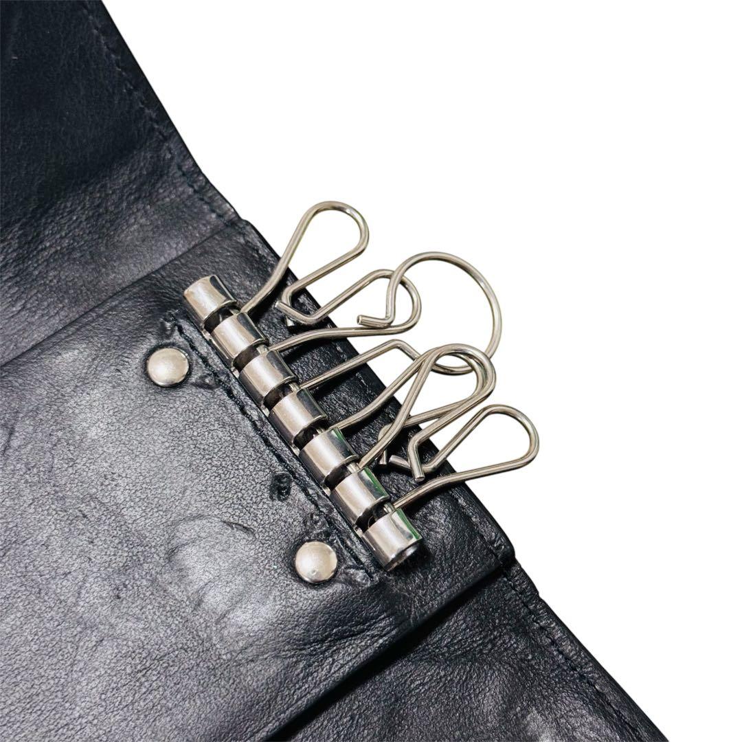 【美品】 ボッテガヴェネタ キーケース イントレチャート 6連 レザー