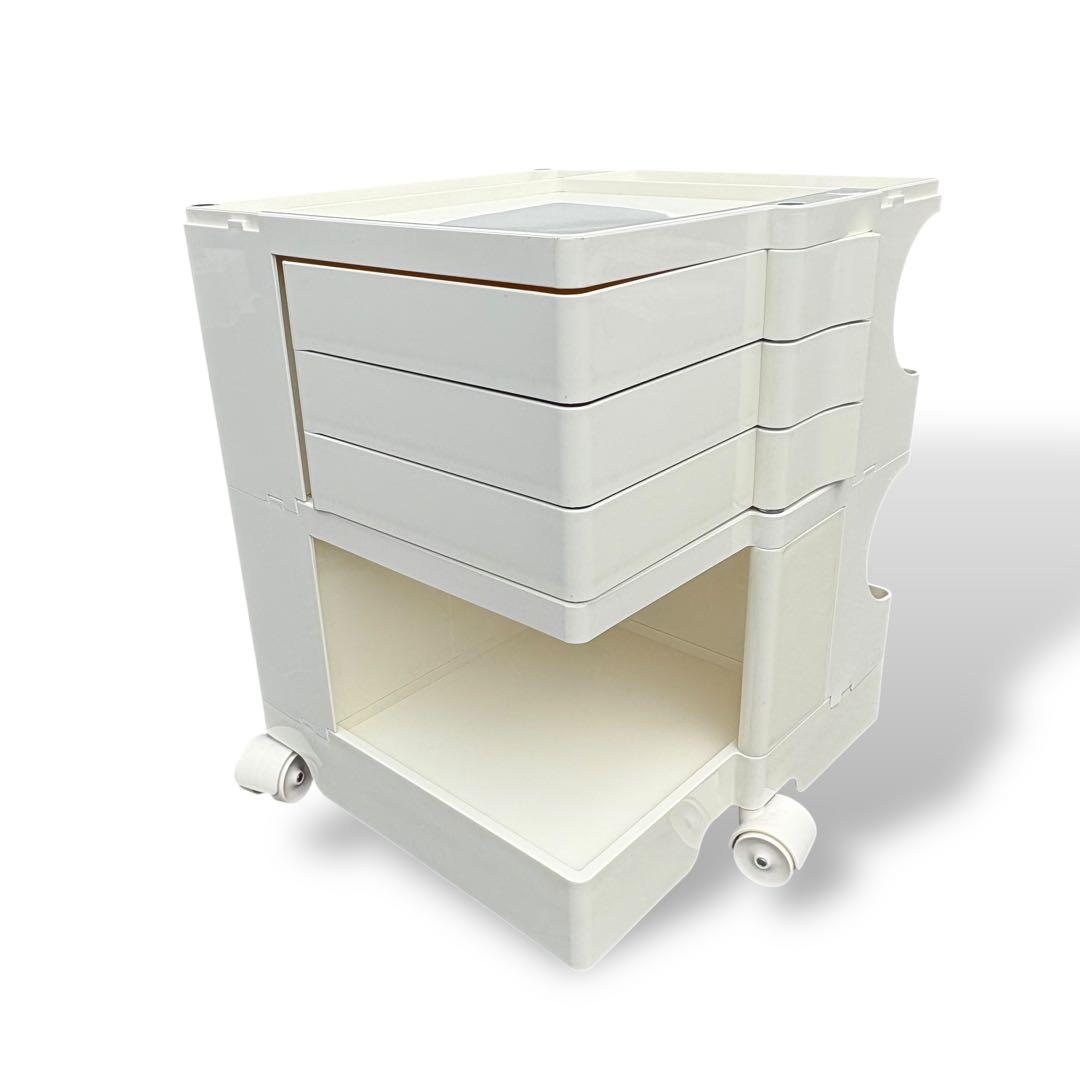 ボビーワゴン リプロダクト ホワイト デザイン家具 収納ワゴン キャスター