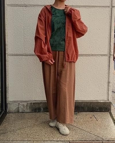 2024ババグーリトラベル ミルコットン薄手のパーカー　ヨーガンレール