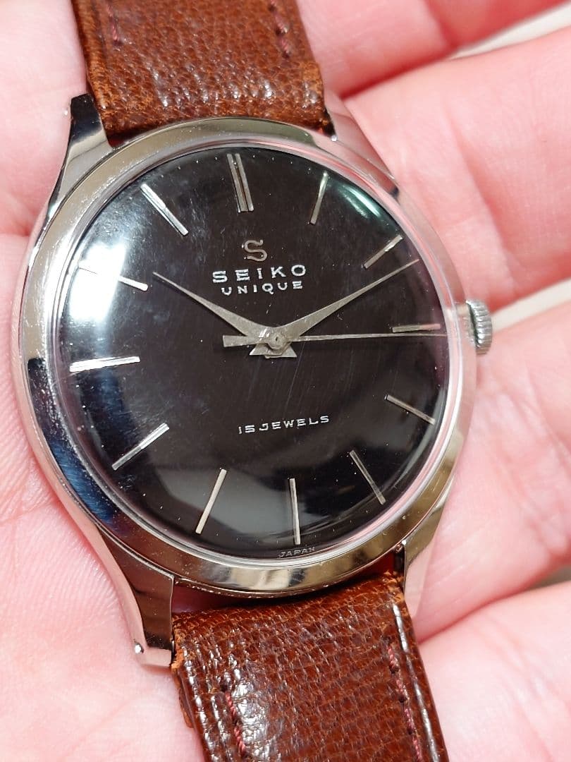 SEIKO UNIQUE （セイコー ユニーク）ミラーダイヤル 手巻き 訳あり