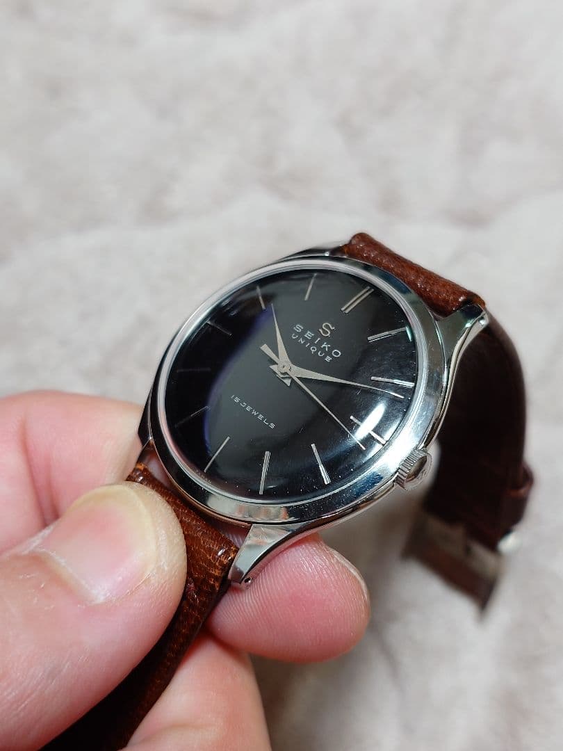SEIKO UNIQUE （セイコー ユニーク）ミラーダイヤル 手巻き 訳あり