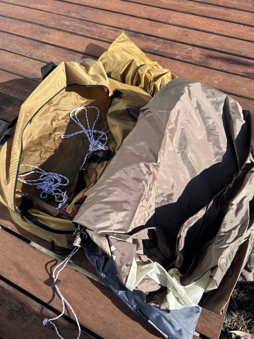 スノーピークエントリーパックTT テント、インナーマット