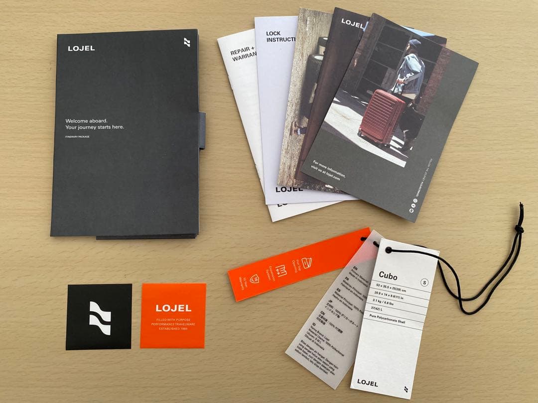 【極美品】LOJEL CUBO Small キャリーケース　ブラック