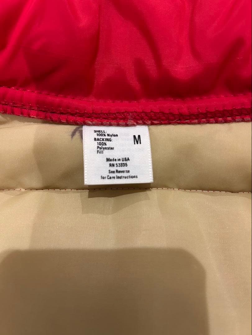 80s ファイヤストーン　中綿ベスト　USA製　vintage レーシングベスト