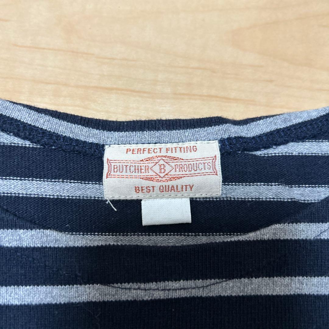 BUTCHER PRODUCTS ストライプ長袖カットソー