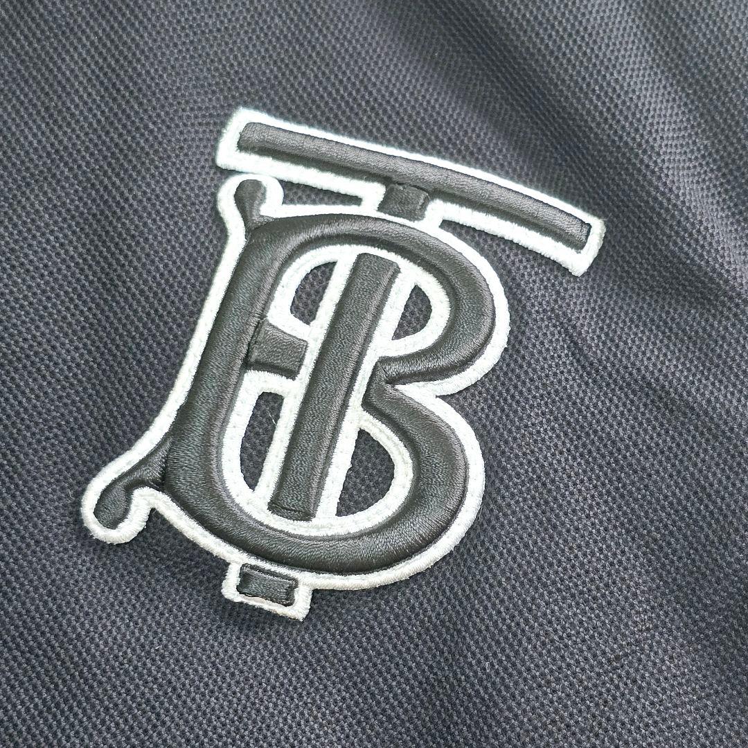 caprice様✨バーバリー TBロゴ ワンポイント ポロシャツ ブラック