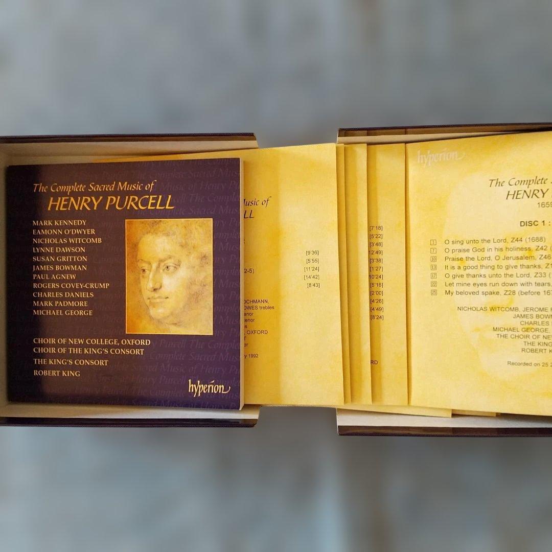 【美品】 パーセル　宗教作品全集　キングズ・コンソート　CD11枚