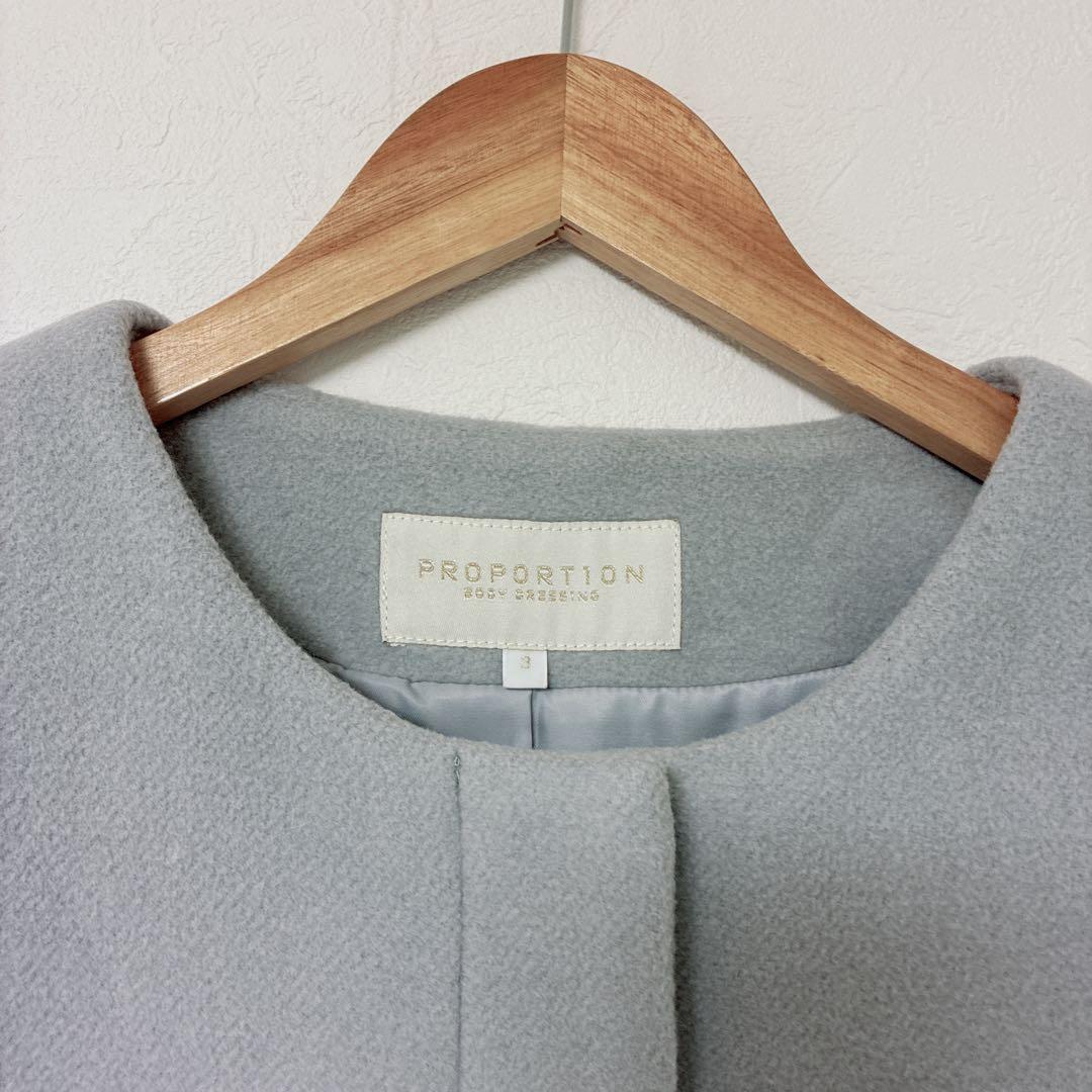 【1/12(月)まで限定お値下げ】4WAYファーストール付きノーカラーコート M