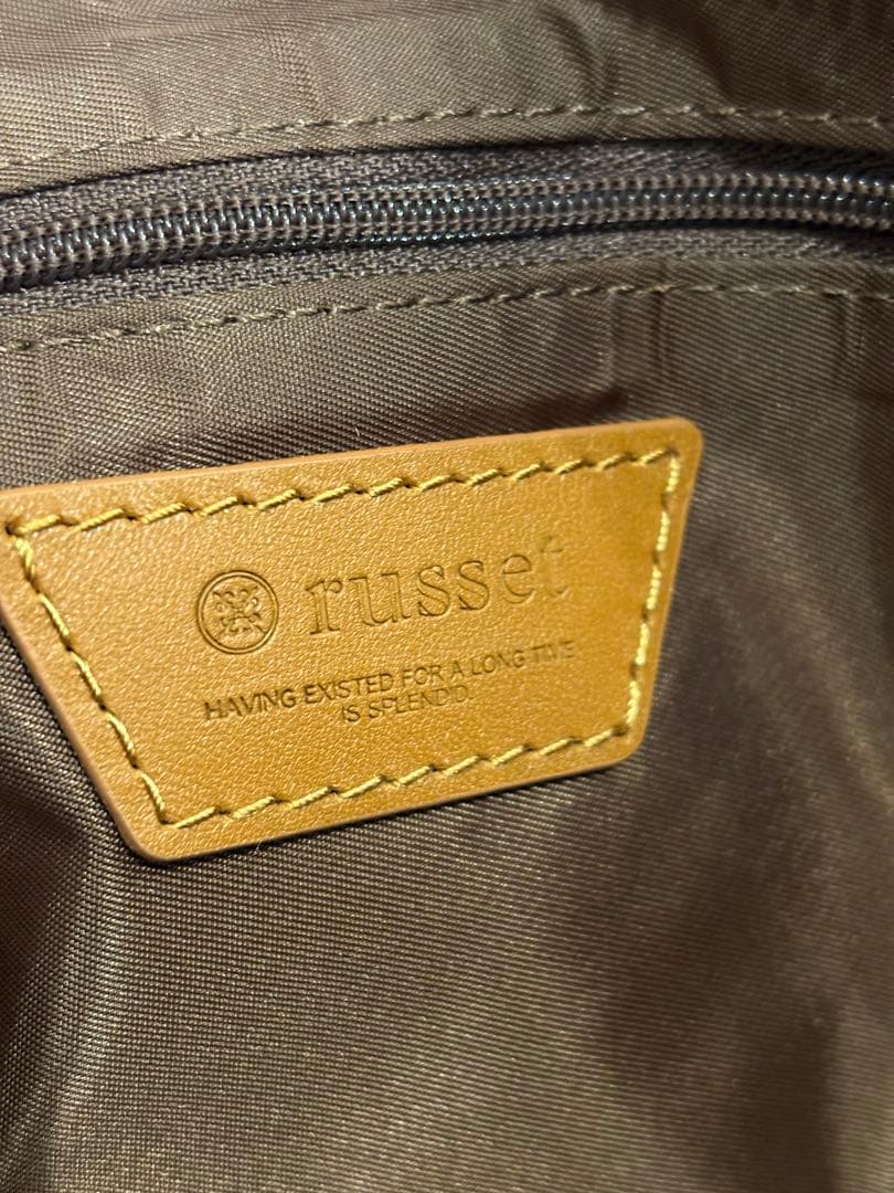✨極美品✨ russet ラシット　ショルダーバッグ　ブルーグレー