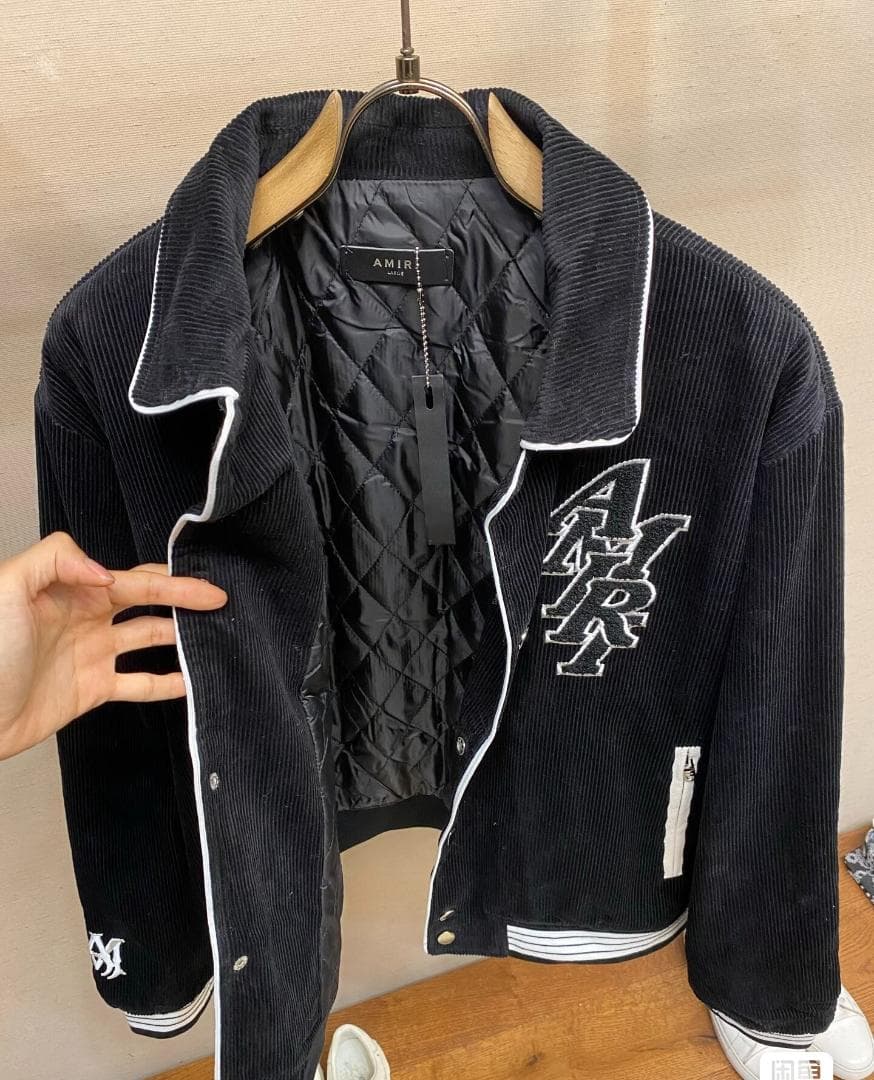 AMIRI コーデュロイ ブラック スタジャン