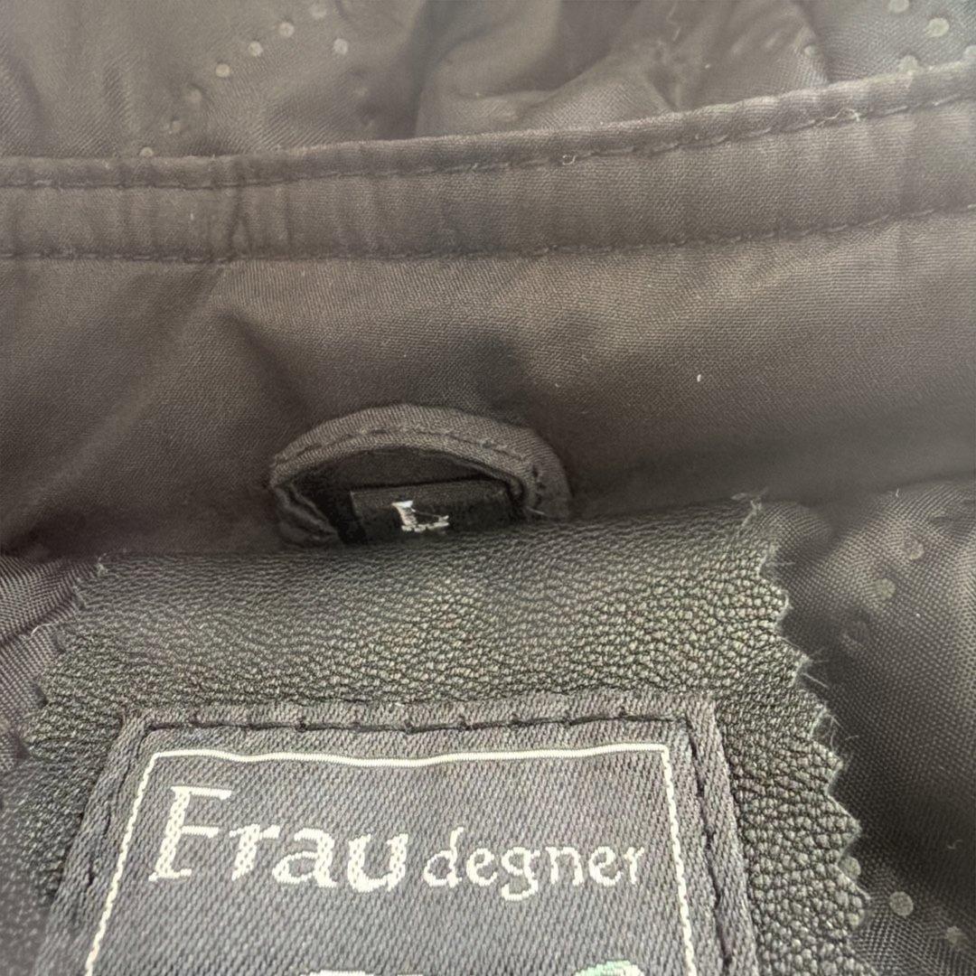 デグナー　レディースウインタージャケット　L ブラック　美品　プロテクター装備