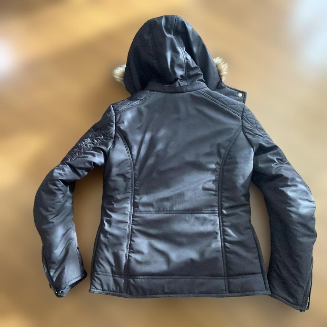 デグナー　レディースウインタージャケット　L ブラック　美品　プロテクター装備