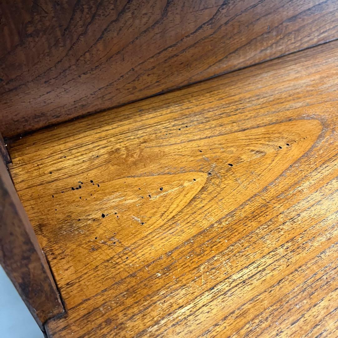 アンティーク ガラス戸棚 キャビネット 飾り棚 希少 z615