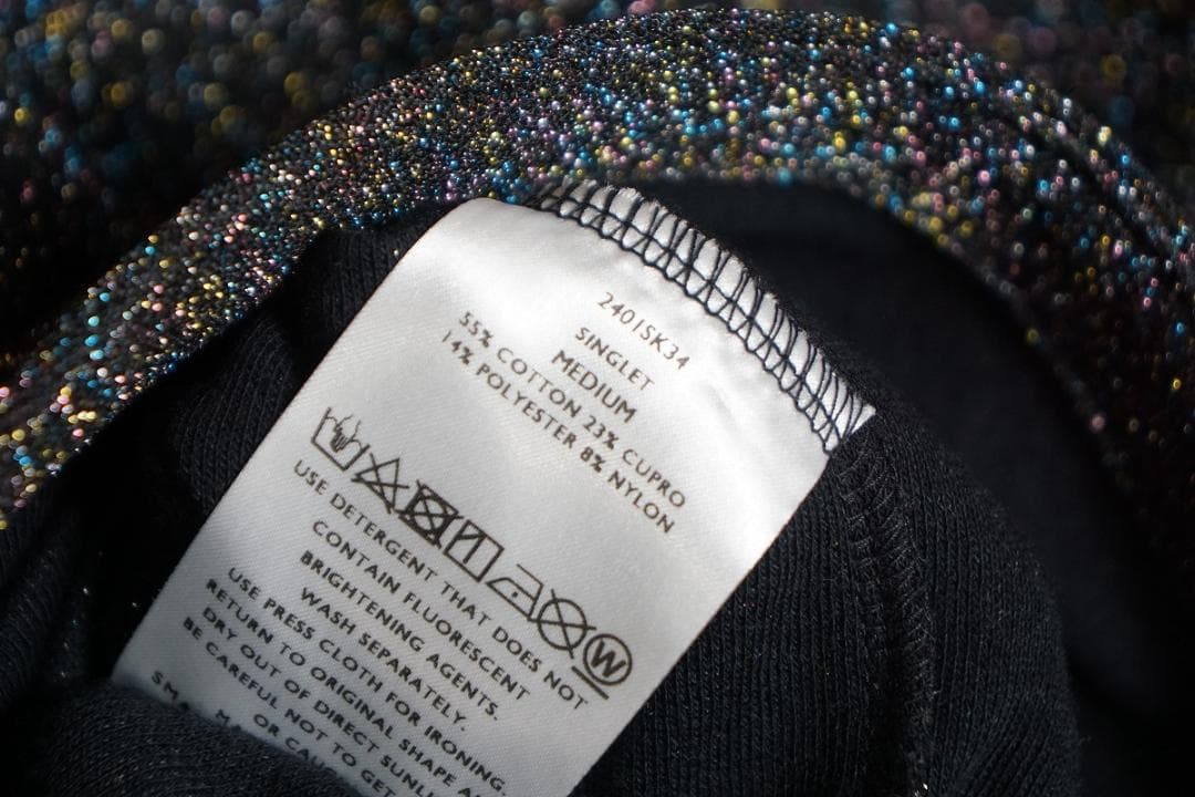 美品 24SS SHINYAKOZUKA タンクトップ ラメ 802P▲