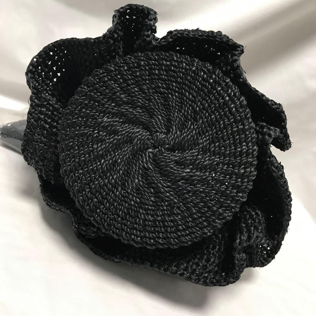 ユナイテッドアローズ　カゴバッグ　黒　タグ付き新品