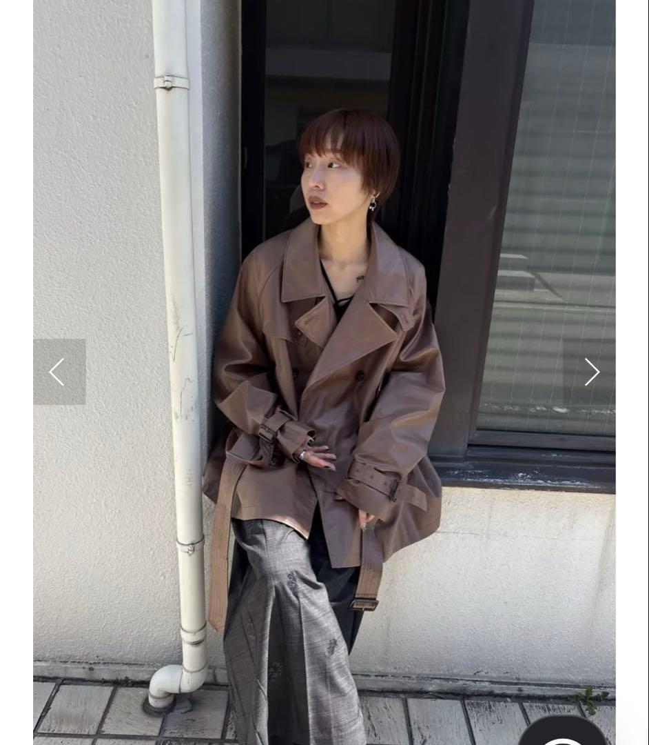 Ameri★正規品DADDY MIDI TRENCH COAT ノベルティ付