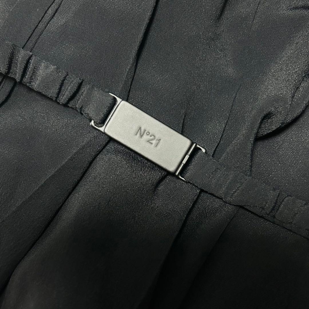 未使用タグ付き N°21 ヌメロヴェントゥーノ シルク混 カクテルドレス 36