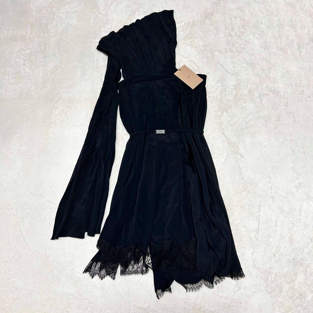 未使用タグ付き N°21 ヌメロヴェントゥーノ シルク混 カクテルドレス 36