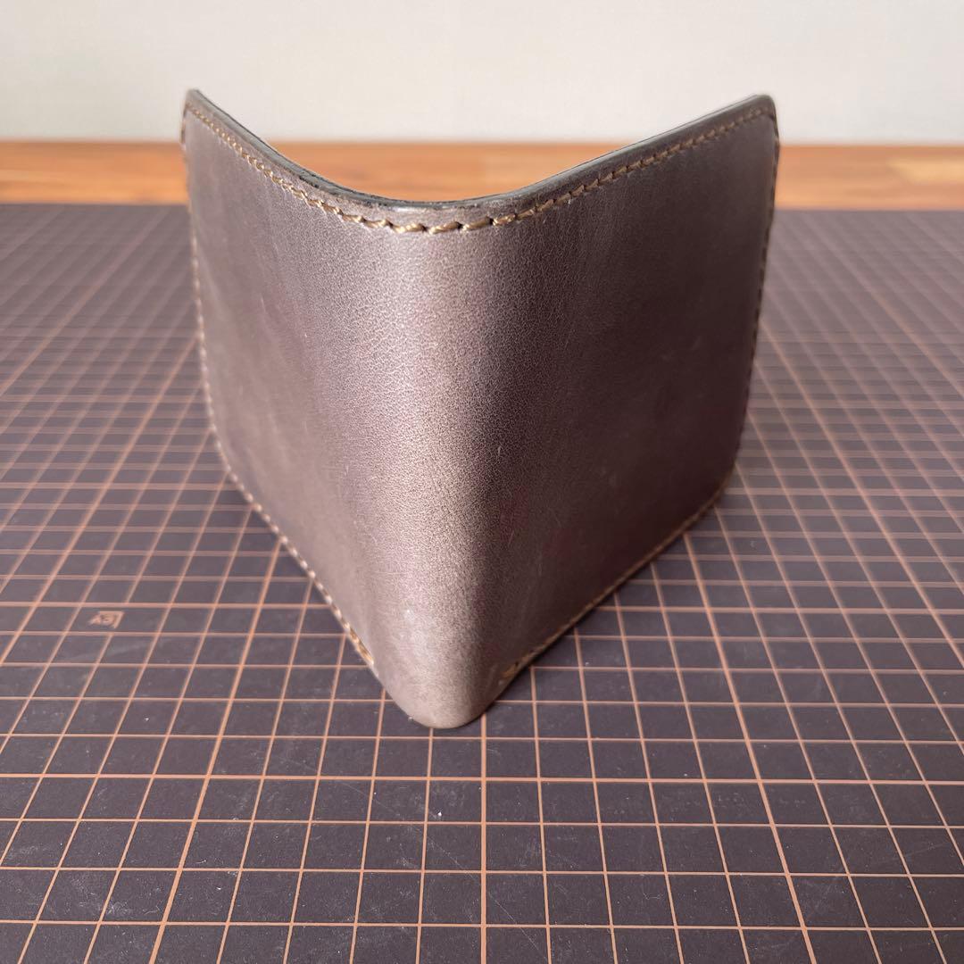 HERZヘルツ 二つ折り財布限定プルアップレザーブラック