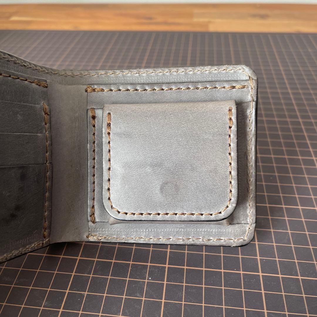 HERZヘルツ 二つ折り財布限定プルアップレザーブラック