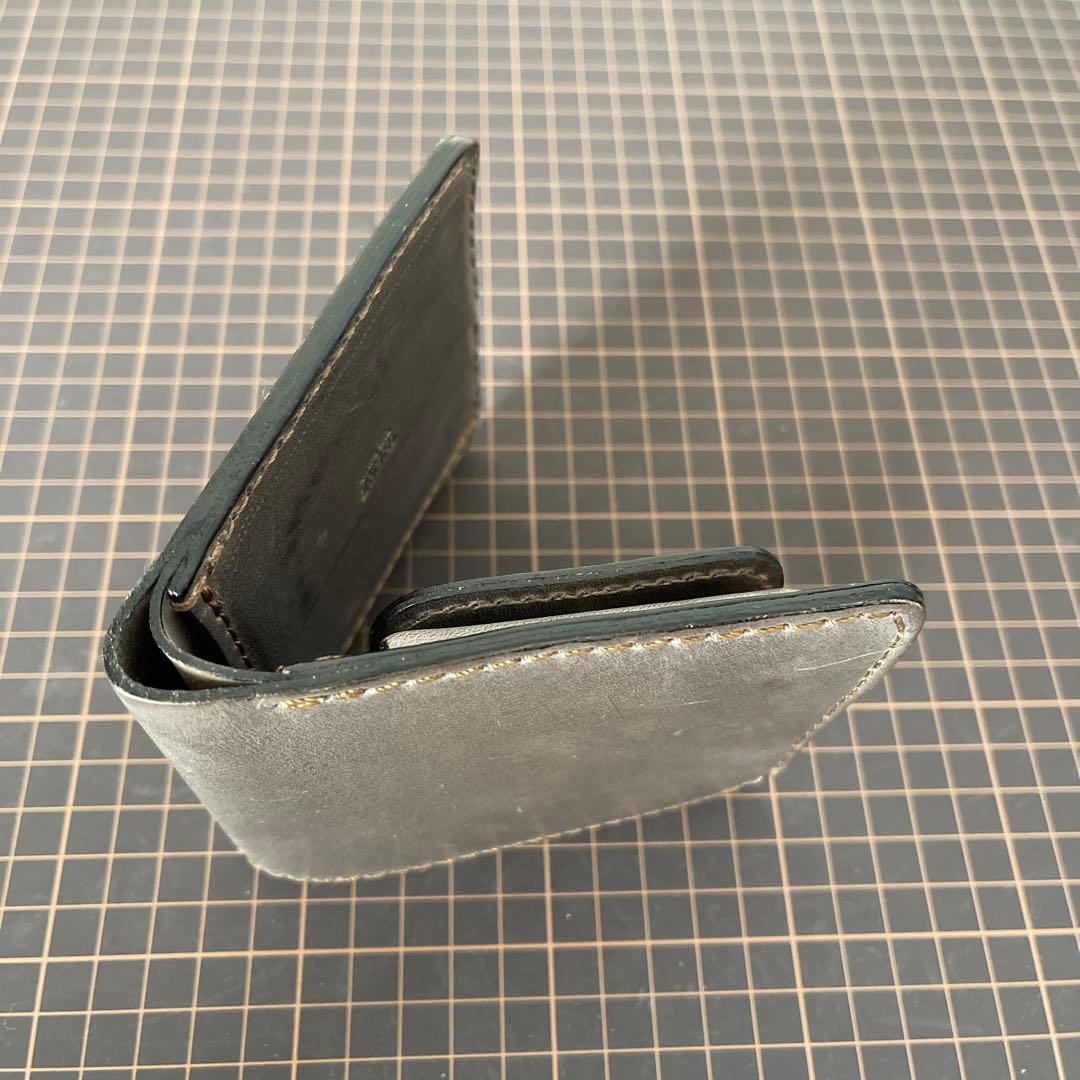 HERZヘルツ 二つ折り財布限定プルアップレザーブラック