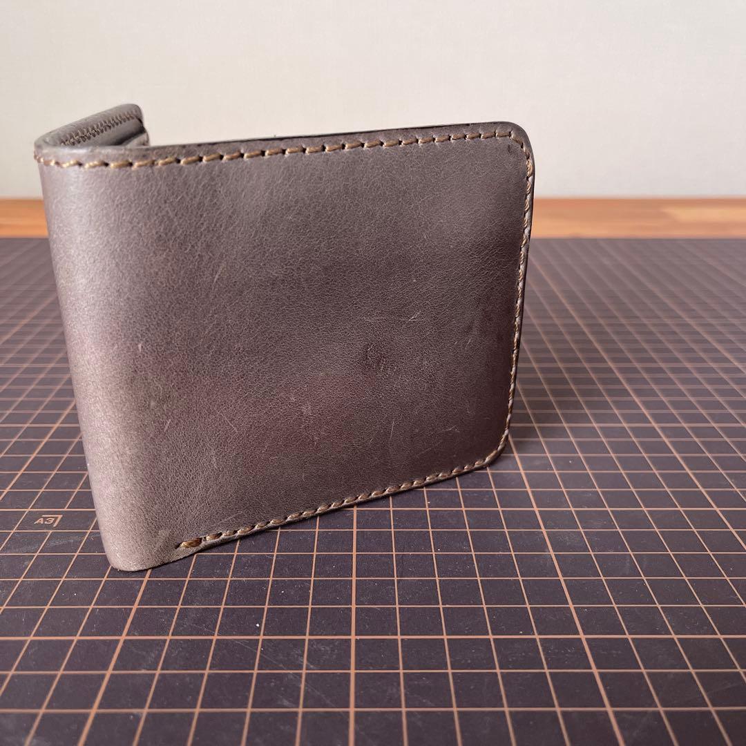 HERZヘルツ 二つ折り財布限定プルアップレザーブラック