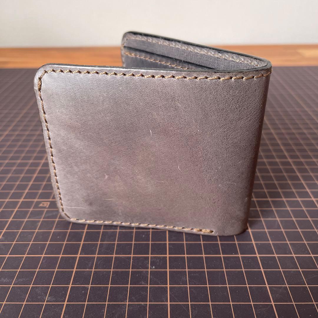 HERZヘルツ 二つ折り財布限定プルアップレザーブラック