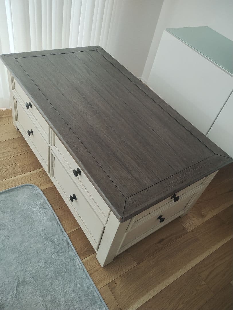 【送料込】アシュレイファニチャー センターテーブル　フレンチカントリー　アメリカ