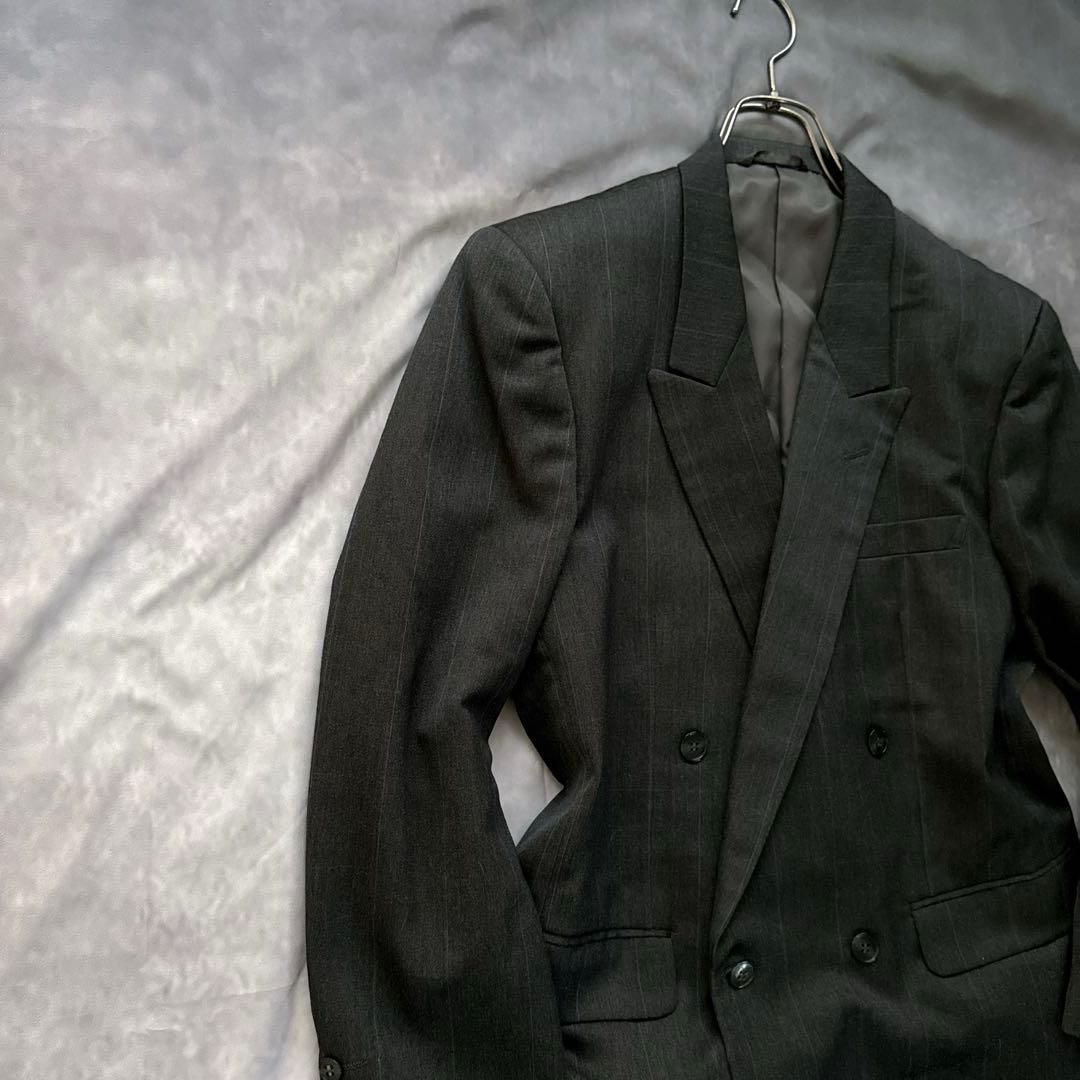 オールド　ディオール セットアップ　チェック柄　スーツ　ダブルボタン　y2k