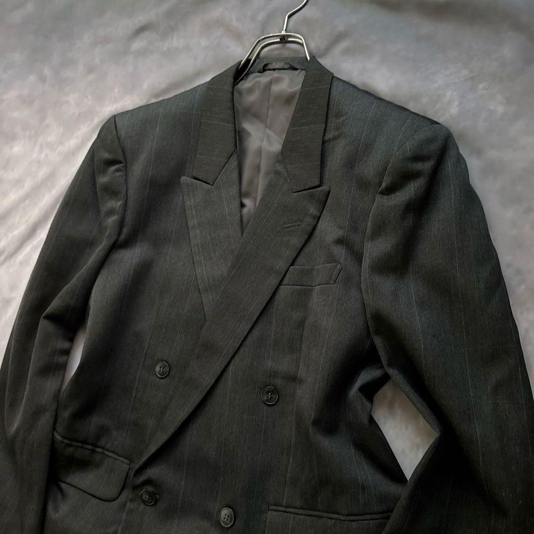 オールド　ディオール セットアップ　チェック柄　スーツ　ダブルボタン　y2k