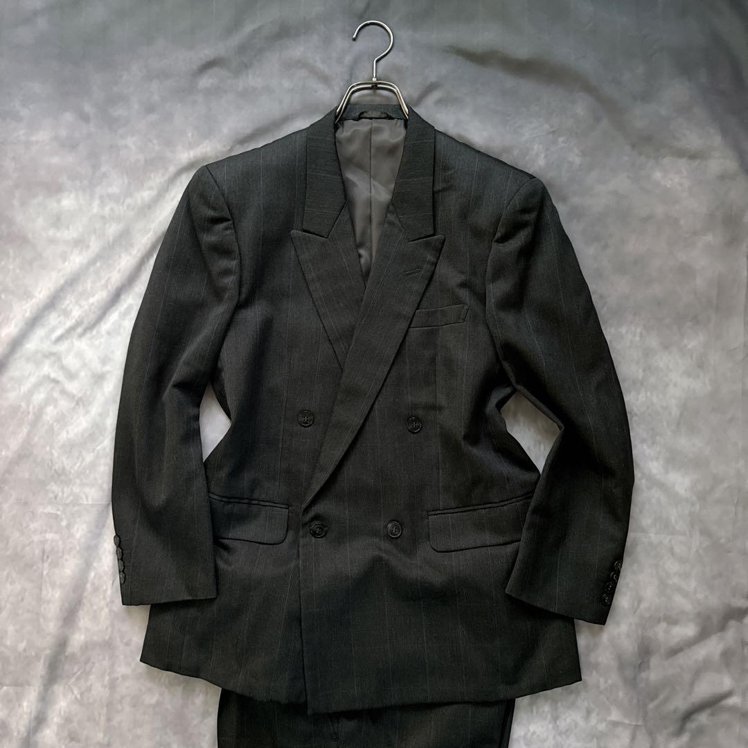 オールド　ディオール セットアップ　チェック柄　スーツ　ダブルボタン　y2k