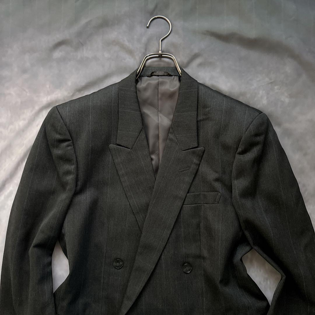 オールド　ディオール セットアップ　チェック柄　スーツ　ダブルボタン　y2k