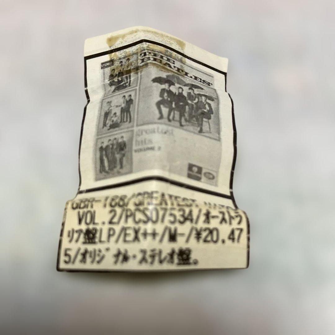 オーストラリア盤THE BEATLES /greatest hits Vol.2