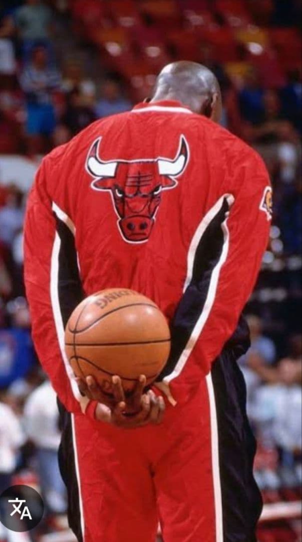 NBA シカゴ ブルズ チャンピオン ナイロン ジャケット ウォームアップ