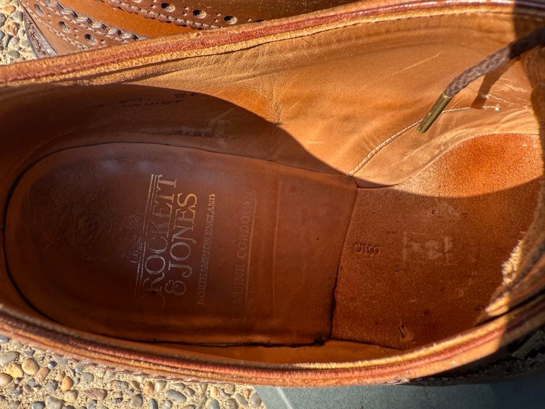 クロケット アンド ジョーンズ　CheviotロングウィングチップUK8E