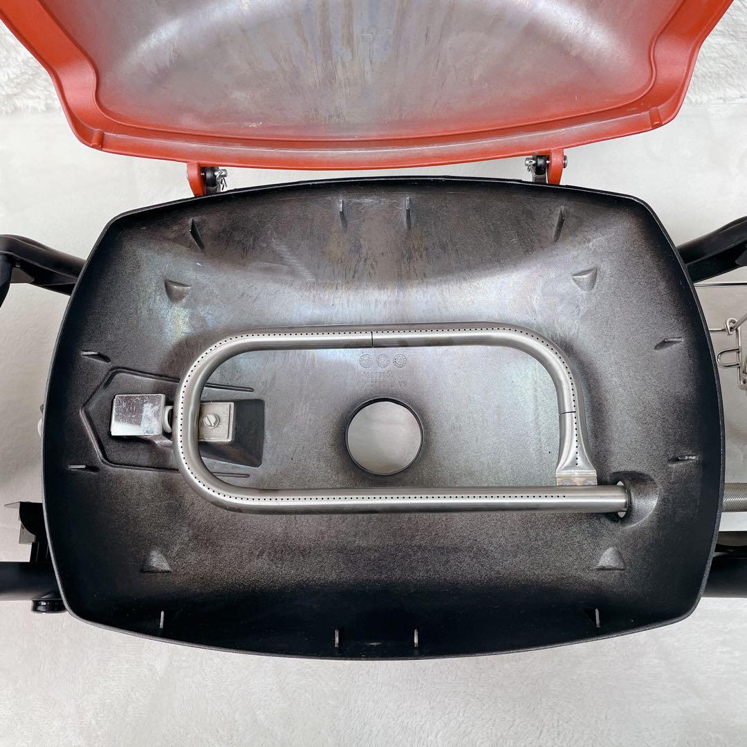 未使用✨Weber ウェイバー　Q1250　ガスグリル　ポータブル　卓上　レッド