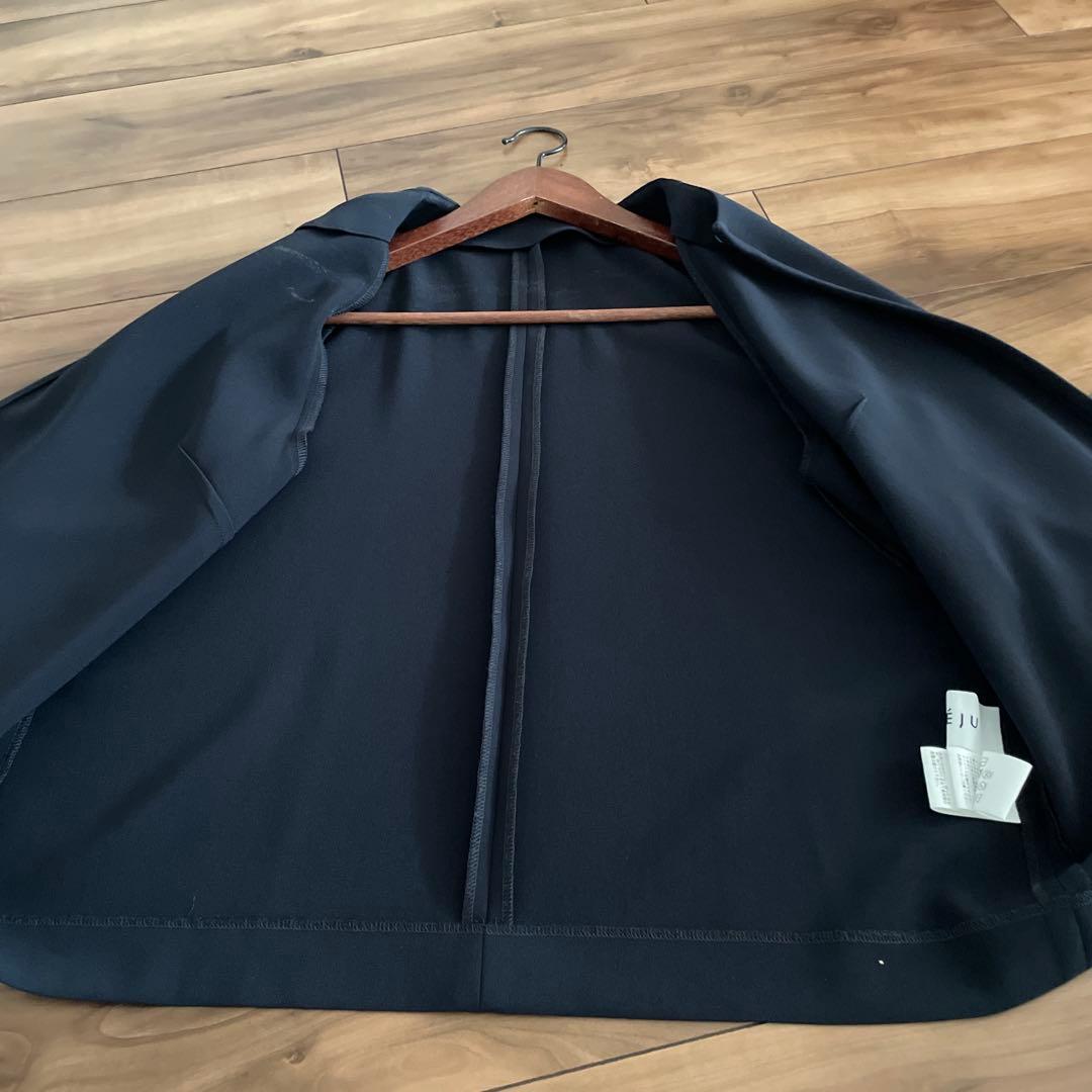 SOEJU ネイビー ノーカラージャケット Mサイズ