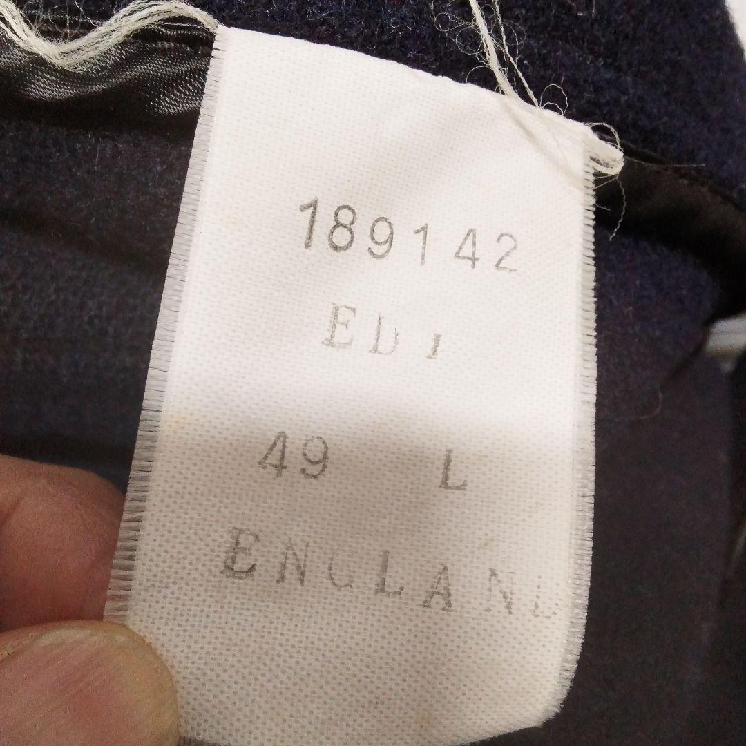 ★【ムーアブルック生地】英国製 オースチンリード 黒 ダッフルコート サイズL