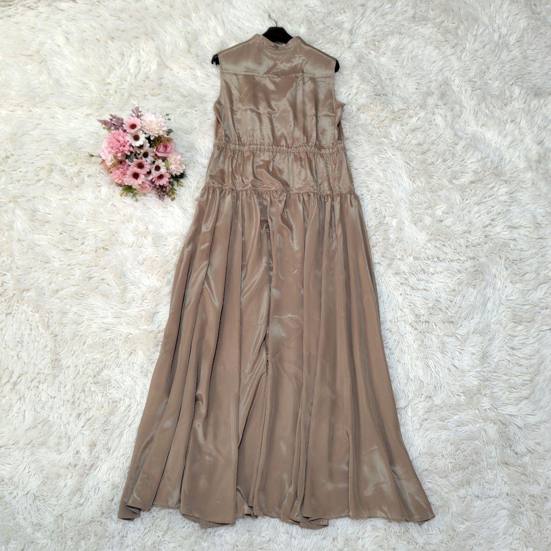 【タグ付き♡2023品】グレースコンチネンタル　サイドギャザーロングワンピース