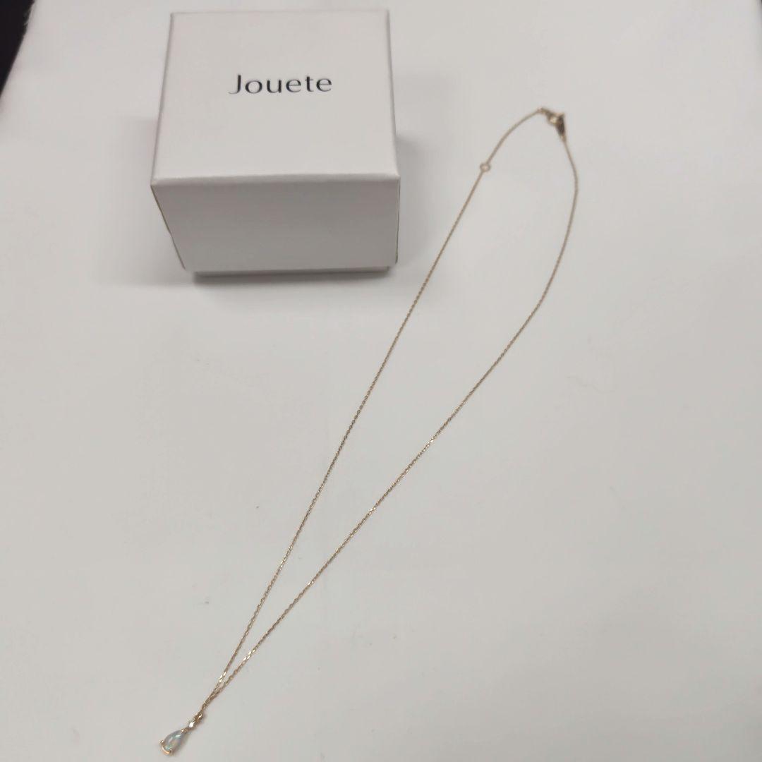 Jouete K10YG ダイヤモンド×オパール ネックレス