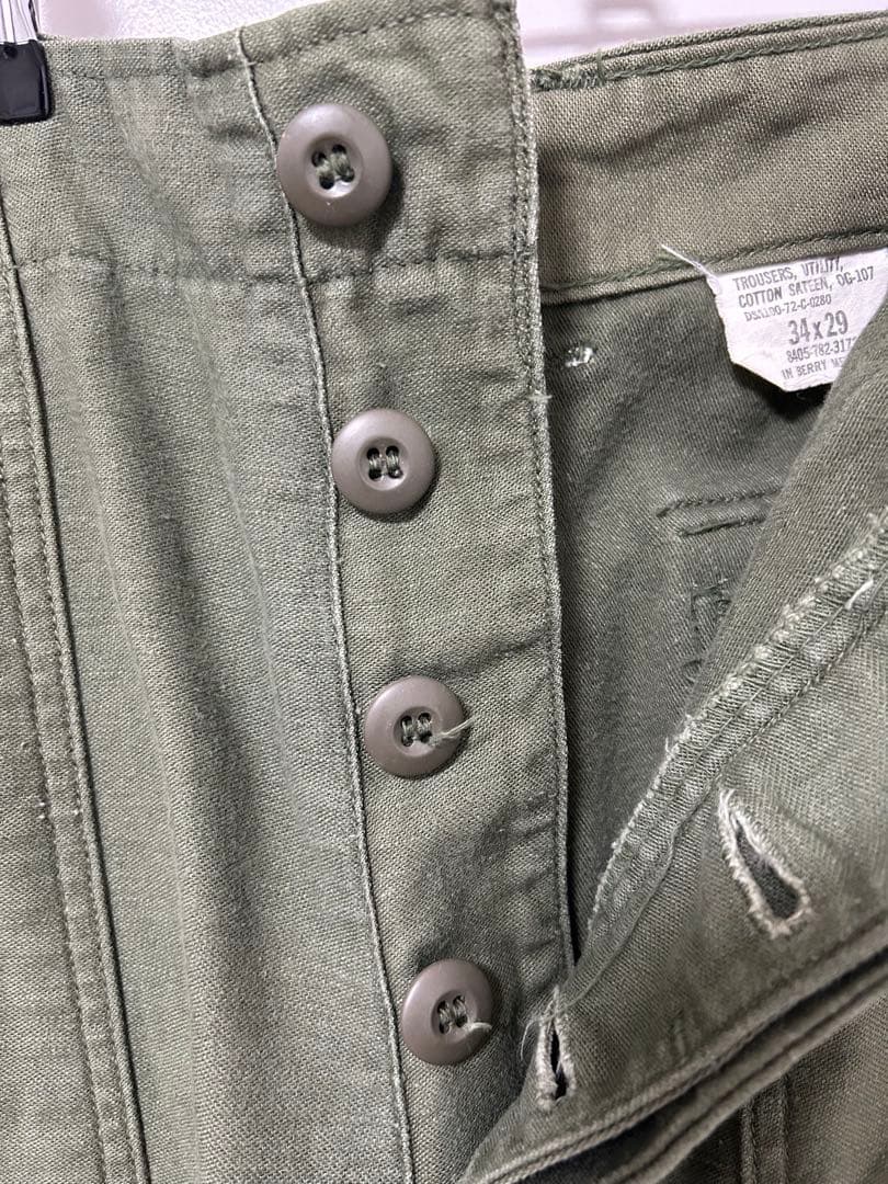 70s ベイカーパンツ OG107 UTILITY PANTS 34×29