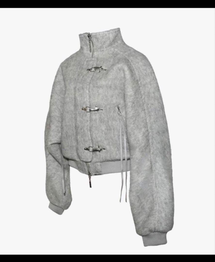 S clasp balloon blouson g グレー