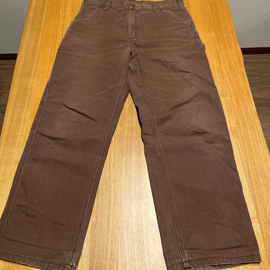Carhartt ブラウン ワークパンツ