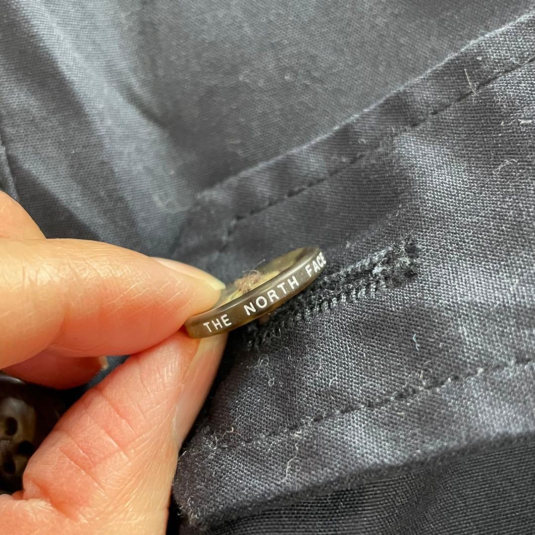 高級感✨ノースフェイス パープルレーベル ステンカラーコート ネイビー M 総柄