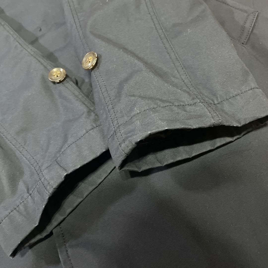 高級感✨ノースフェイス パープルレーベル ステンカラーコート ネイビー M 総柄