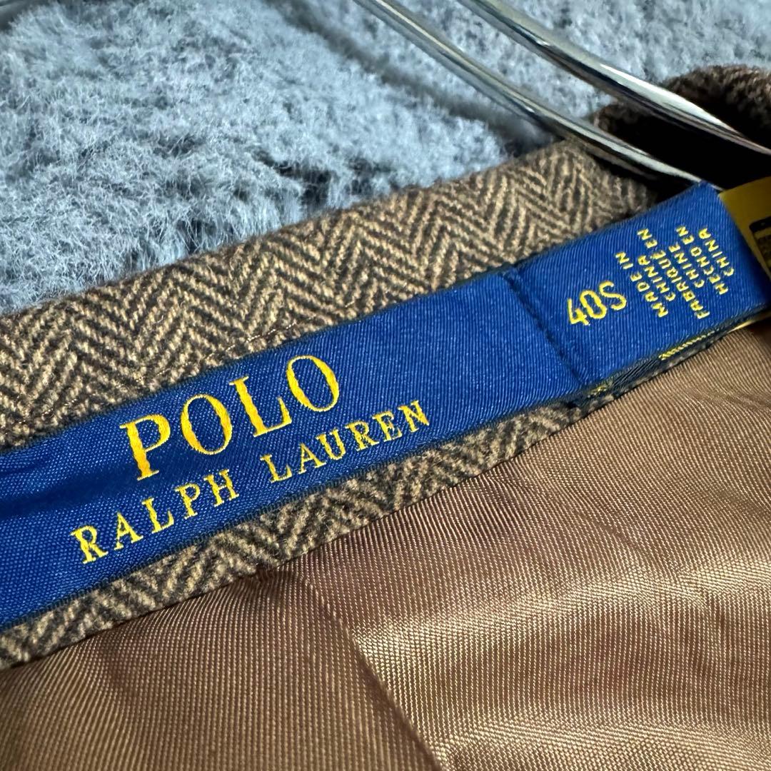 Polo Ralph Lauren テーラードジャケット 40S ヘリンボーン