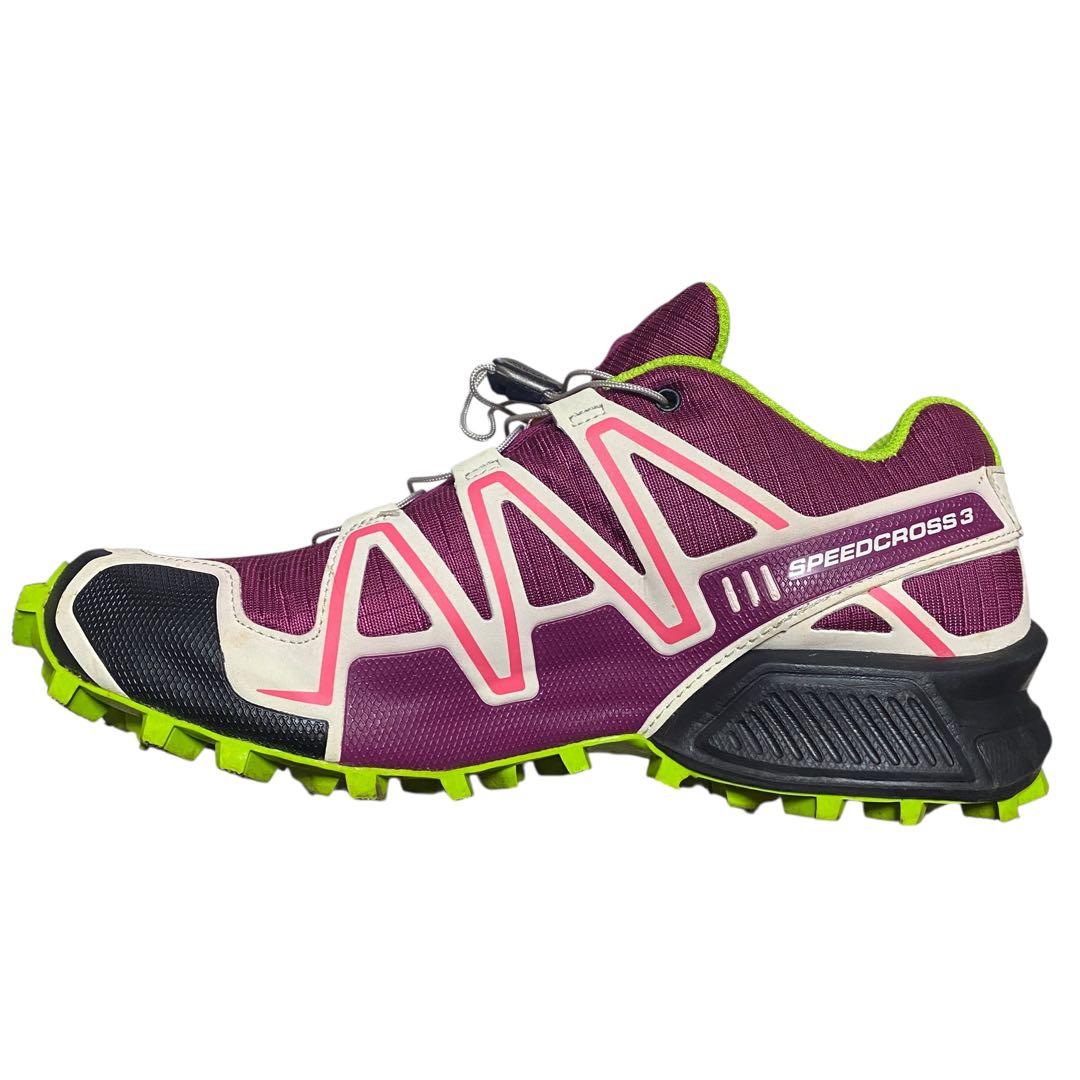 SALOMON サロモン　24cm Speedcross 3﻿ スニーカー 紫色