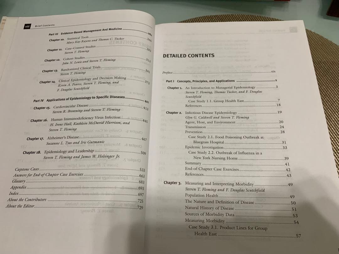 洋書 Managerial Epidemiology Cases & Concepts