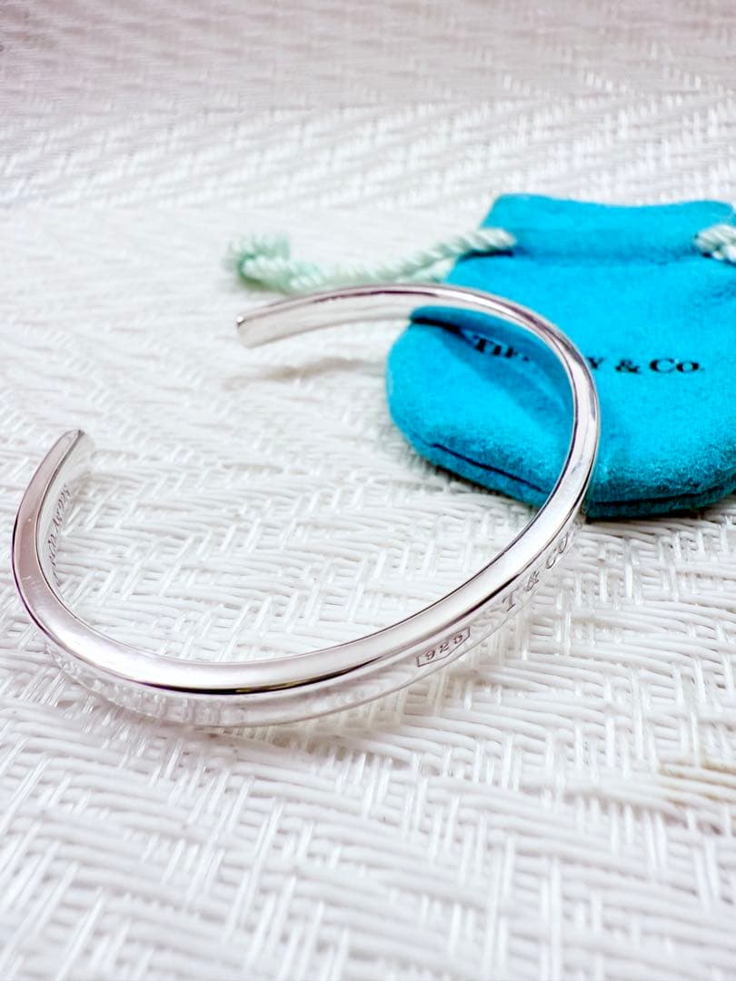 ティファニー TIFFANY&Co 1837 カフ ナロー バングル 925